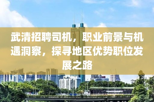 武清招聘司机，职业前景与机遇洞察，探寻地区优势职位发展之路